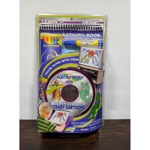Tara Toys Fun to Draw DVD Activity Book Learn to Draw Crazy Cartoons